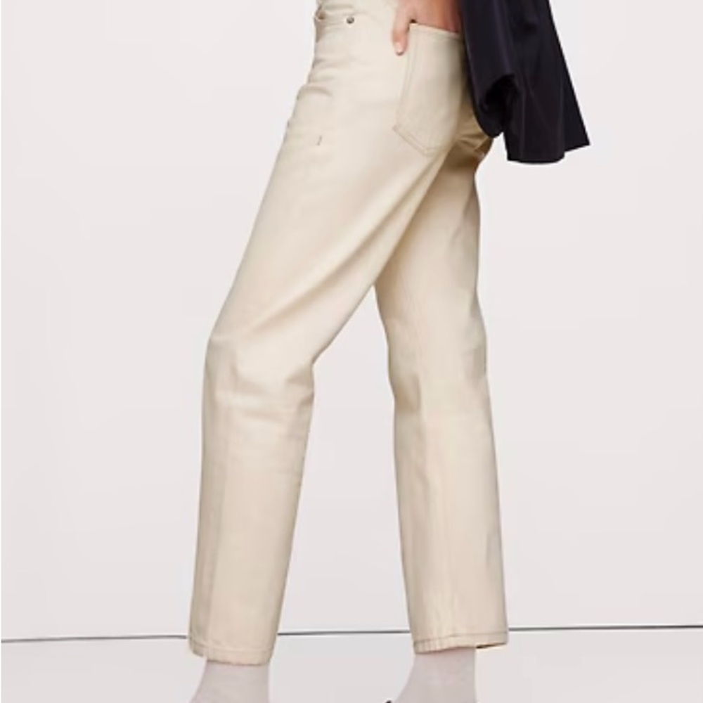 Banana Republic Cream Straight Leg Women's Jeans